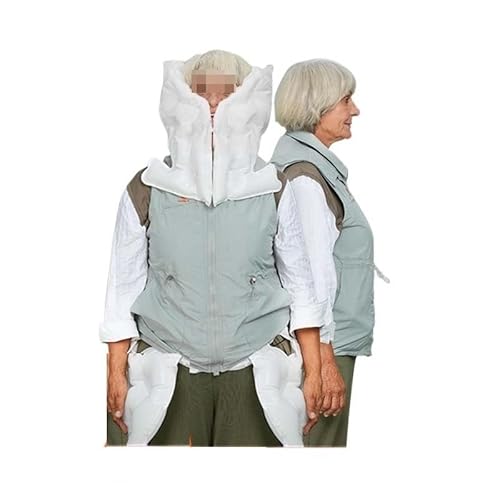 YXYMOTEFLY Anti-Fall Airbag Vest Airbag Jacket For Elderly Reuse Motorcycle Airbag Vest For Home Anti-fall, Outdoor(XX-Large)