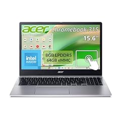 Acer Chromebook 315 Laptop Intel N100 8GB RAM 64GB Storage Touch