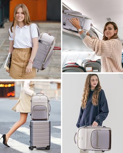 LOVEVOOK Travel Backpack for Women,50L Carry On Backpack for Airplanes,18 Inch Laptop Personal Item Travel Bag,TSA Approved Carry On Luggage,Waterproof Weekender Business Hiking Bag - image 6