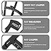 BCOATH Fat Caliper Kit 2pcs Measure Device Simple Design for Ages for Fitness Enthusiasts
