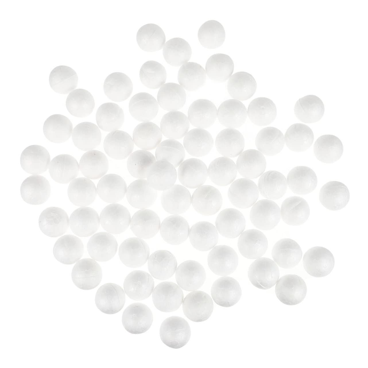 NUOBESTY 2000pezzi Palline Polistirolo per Fai Te Sfere Foam Bianche per Decorazioni Natalizie e Matrimoni per Progetti Creativi e Giocattoli Educativi