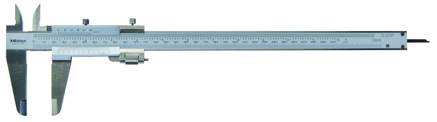 See full amazon price history chart for Mitutoyo 532-121 Brand Vernier Caliper with Fine adjustment 300mm / 12 inch Model Mitutoyo 532-121 Brand Vernier Caliper with Fine adjustment 300mm / 12 inch Model (B0D3PL86L8) Amazon Price History, Amazon Price Tracker