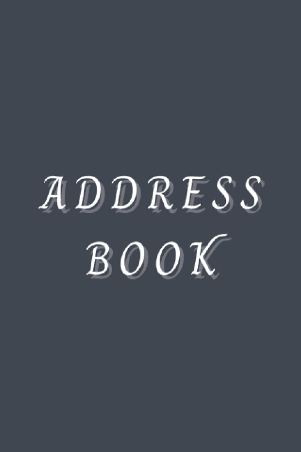 Address Book: Address Book with alphabetical tabs