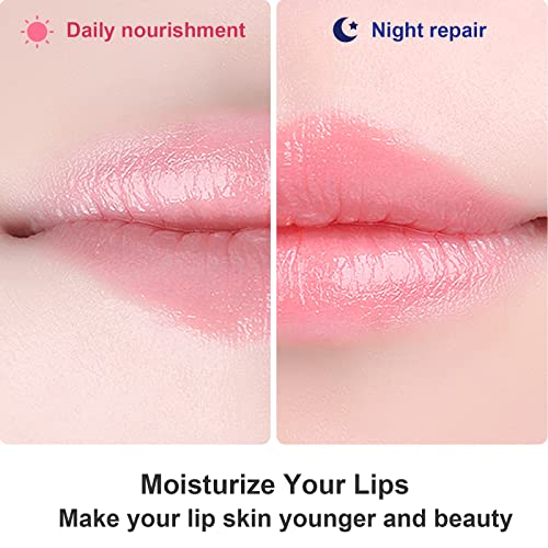 Permotary 30 Pieces Pink Gel Collagen Lip Mask Crystal Lip Pads for Moisturizing, Anti-Wrinkle, Anti-Aging, Firms & Hydrates Lips - Image 6