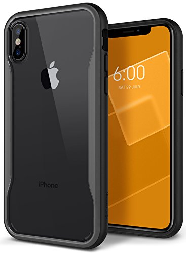 Caseology Coastline for Apple iPhone Xs Case (2018) / for iPhone X Case (2017) - Slim & Transparent - Gray