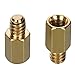 HanTof 6-32 Brass Motherboard Standoffs,ATX Case Standoffs, ATX Standoff for ATX Computer Case - 20 Pack