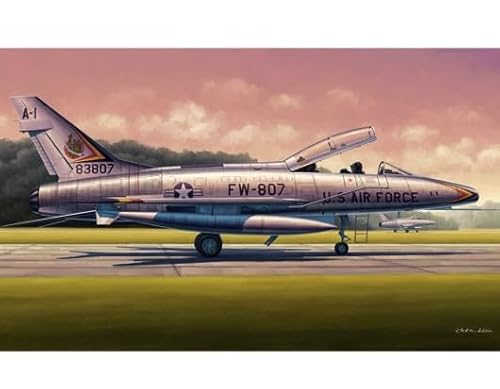 Trumpeter 1/48 F100F Super Sabre Fighter Model Kit - Image 2