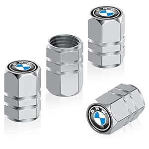 4 Pcs Car tire Valve Stem Caps, Alloy Metal Car Tire Caps Cover, Anti-corrosion Dust Caps Compatible with, Leak-Proof…