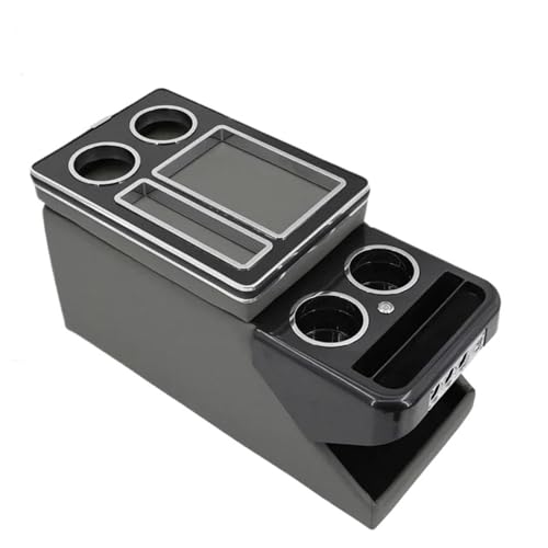 Conjunto De Caja Barandilla Delantera Fila Reposabrazos Negocios General Tienda Central Coche De Negocios Móvil PARA HYUNDAI PARA Grand PARA Starex GNITRIMS(B gray)