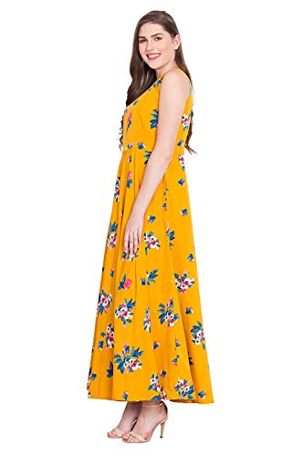 Image of LookMark Women's Crepe A-Line Maxi Dress