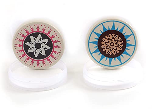 Image of KD Willmax Board Quality Indoor Game Striker Accessories Set of 2 Used in National & International Carrom Tournament (Leader)