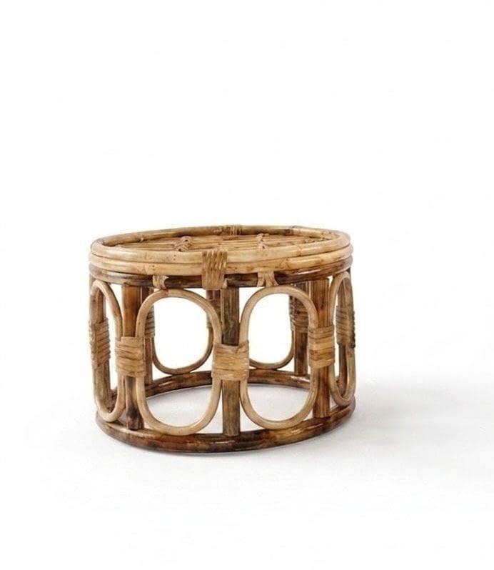Bamboo Stool Muda | Cane Round Muda for Living Room, Balcony and Garden (Pack of 1)-image-29