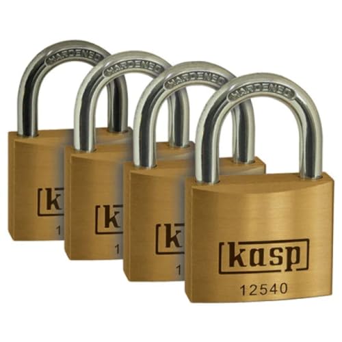 Kasp 125 Premium Brass Padlock - 40 Millimeters - Quad