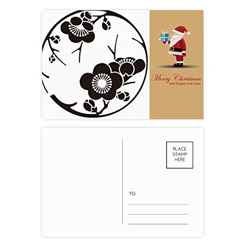 Cartes postales Pere Noel Noir Japan Culture lot de 20 pour papeterie unique