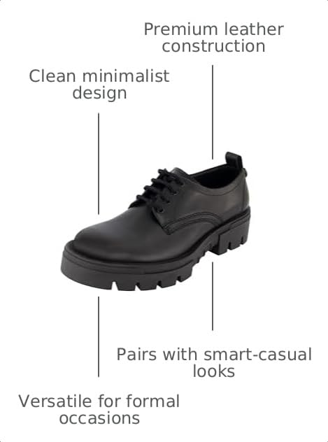 Image of Karl Lagerfeld Men's White Label Plain Toe Derby Oxford