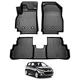 Cartist Floor Mats Compatible with Spark Accessories All Weather Floor Mat for 2016-2022 Chevy Chevrolet Spark Carpet Protection 3D TPE (Not Fit Spark EV)