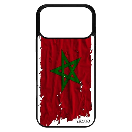 utaupia Cover in silicone per iPhone 17 Pro Max Bandiera Marocco Marocchino Cover Calcio Calcio Gel Telefono Coppa del Mondo Can Basket jo