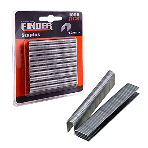 Image of B K JAGAN & CO Finder Staple Nails 12MM U Type Pin 1000pcs for Upholstery Hand Stapler
