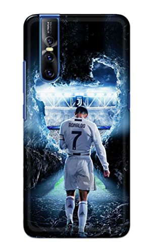 Image of Printed Hard Back Cover Case for Vivo V15 Pro Back Cover (Footbal Legend) -1302