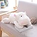 NXYJD Kawaii Hippopotame en Peluche Poupées en Peluche Doux vers Le Bas Coton Animal Oreiller Mignon Jouet Anniversaire Cadeau De Noël pour Enfants Enfant (Size : 32cm)