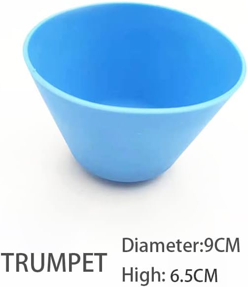 Miniatura 4 de Juego de espátulas de plástico con cono de laboratorio, 3 cuencos para materiales de yeso de impresión de alginato