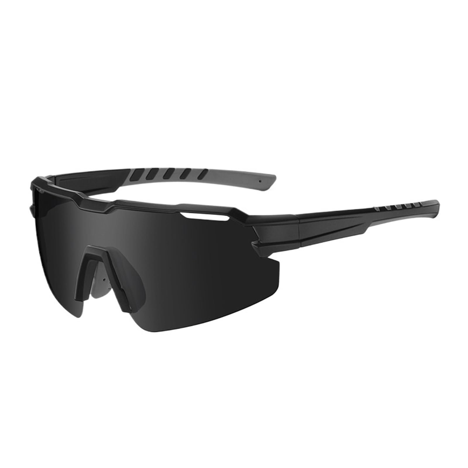Outdoor cycling sunglasses with color-changing lenses, compatible with prescription sports sunglasses.
