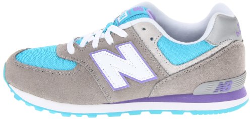 Image of New Balance Kids 574 New-b V2 Familiar Ground Hook and Loop Sneaker