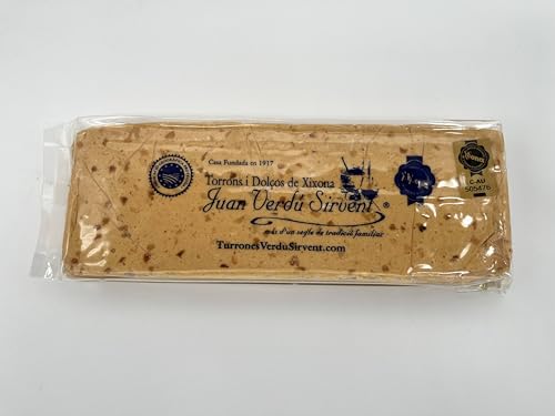 Turrón de Jijona Granulado 70% de Almendra Marcona nacional - Juan Verdú Sirvent (650g)