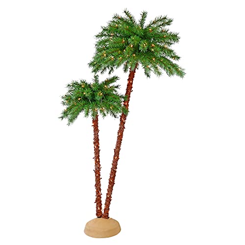 Puleo International 3.5 6 Foot Pre-Lit Artificial Palm Tree with 175 UL Lights #1