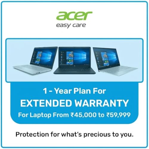 Image of Acer 1 Year Extended Warranty Rs. 45,000 - Rs. 59,999 (E- Mail Delivery Only)