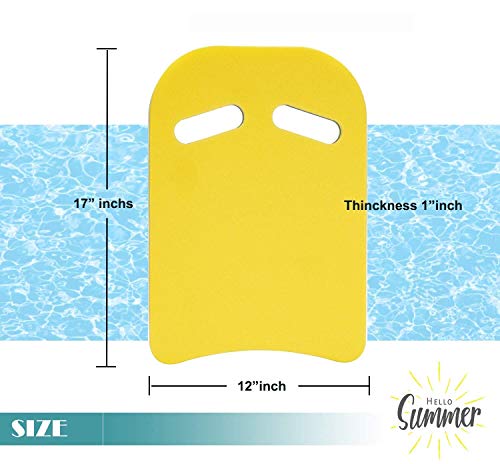 Image of Toyshine Swimming Kickboard Lightweight Training Swim Board Floating Foam Pool Safety Equipment Aid for Kids, Color May Vary SSTP