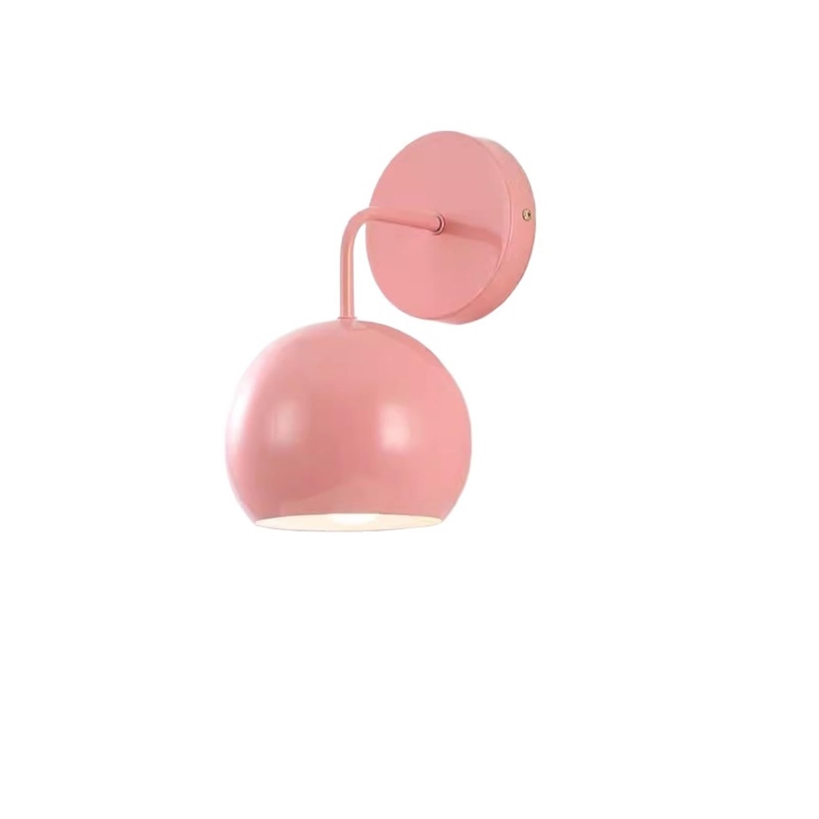 CUDTAPI Nordic Macaroon Wall Lamp Modern LED Wall Light For Besides Porch Hotel Reading Home Decora Wall Sconce Headboard Lights(Warm light,Pink1)