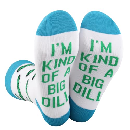 Chaussettes amusantes pour les amateurs de cornichons, accessoire de mode verte et drôle