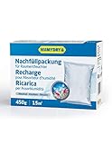 Duración del recambio de 1 a 3 meses según temperatura y niveles de humedad. Sin enchufe ni baterías