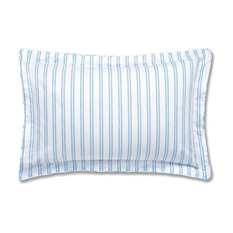 HLS Bedding Floral Stripe Oxford Pillowcase Cover