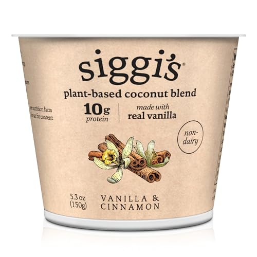 Siggis, High Protein Plant Based Blend Oz, Vanilla Cinnamon, 5.3 Ounce