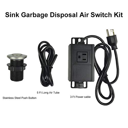 Kit d'interrupteur d'air en acier inoxydable pour évier de cuisine