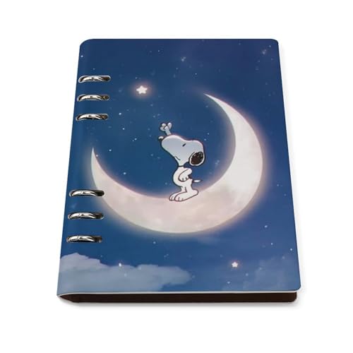 スヌーピー ルーズリーフ さらさら書ける メモ帳 ダイアリー ノート キャンパスノート 用途別 日記 A5 日記帳