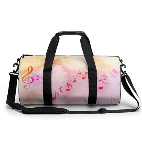 Sac de gym note de musique étanche avec bandoulière confort pour le sport