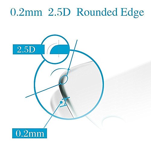 ivoler Protector de Pantalla para Huawei Honor 6 Plus, Cristal Vidrio Templado Premium