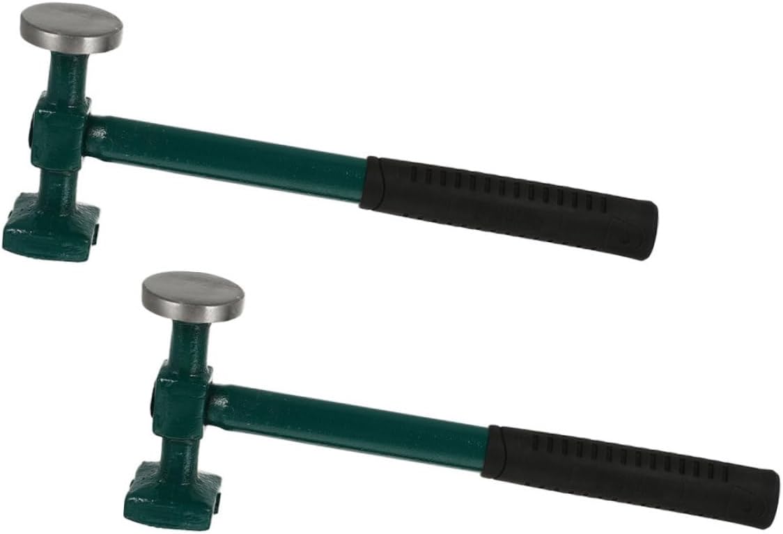 ERINGOGO 2pcs Robust Car Panel Repair Hammers Auto Body Sheet Metal Tools Dent Removal Hammer