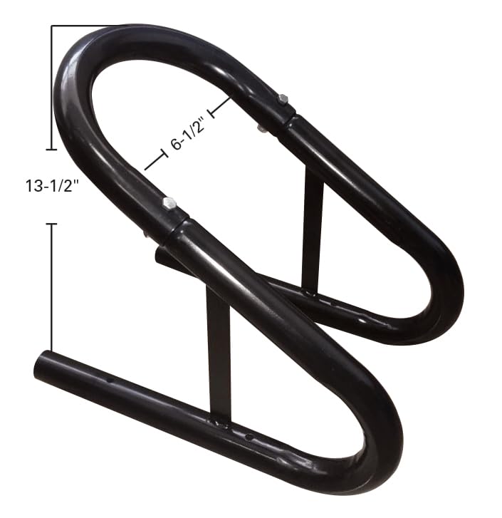 Extreme Max 3-Piece Motorcycle Wheel Chock - 6.5 Wide