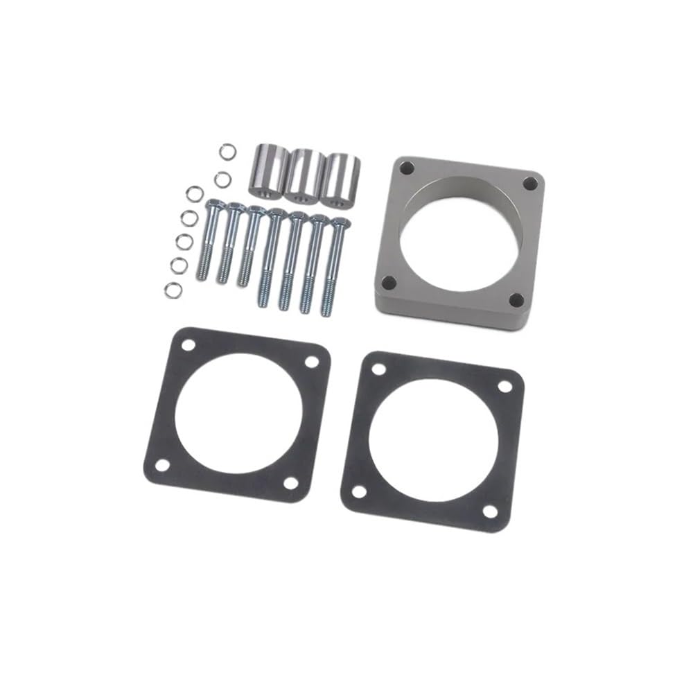 Ajuste de Aluminio for Jeep Wrangler TJ Espaciador del Cuerpo del Acelerador 2.5L 4.0L 1987-2004 YJ XJ WJ(Black 01)