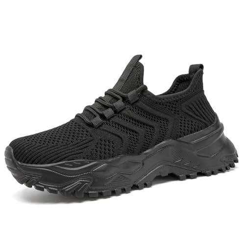 Womens Platform Fashion Sneakers Thick Soled Height Increasing Walking Shoes Chunky Breathable Lace Up Outdoor Casual Travel