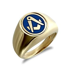 Jewelco London Jewelco Europa Herren Gold Gelb 9k Masonic signet Ring Jewelco London Jewelco Europa Herren Gold Gelb 9k Masonic signet Ring