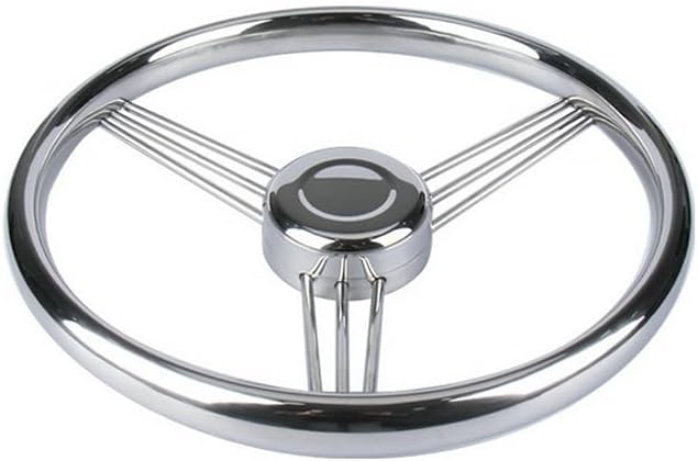 Marine Yacht Stainless Steel 9 Spoke Steering Wheel 13.5 Inch Boat Accessories Steering Wheel For Marine Yacht