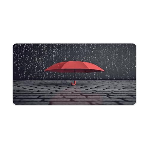 Red Umbrella en Rain Mouse Pad impermeable antideslizante