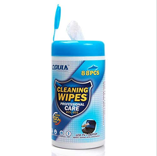 Kinshops LCD Screen Film Cleaning Wipes Mobile Phone Wipes Practical Portable Cleaning Screen Wipes 88Pcs/Bag