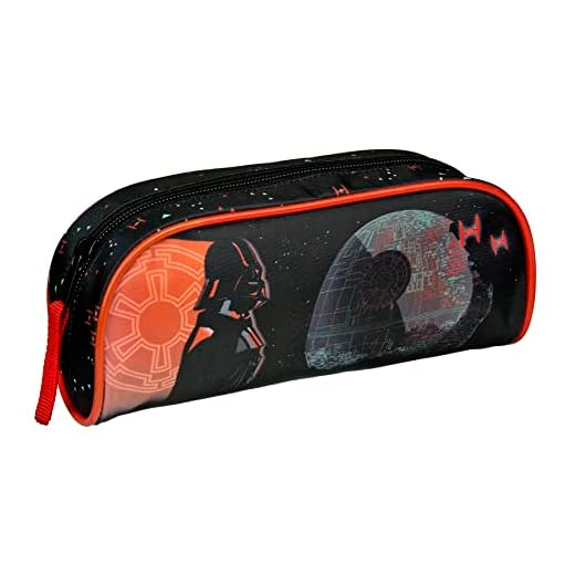 Undercover Estuche de Star Wars – Estuche para la Escuela – Elegante Estuche con diseño de Darth Vader – Estuche para Adolescentes – Ideal para el Comienzo Escolar – Artículo para Fans de Star Wars