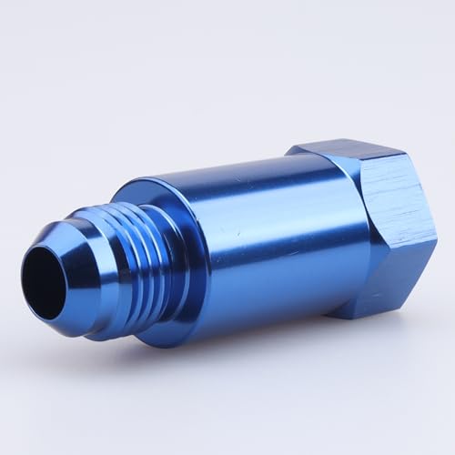 Válvula de ventilación AN6 anti-retorno de aluminio azul para seguridad en tanques de combustible 2